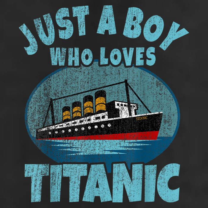 Ship Just A Boy Who Loves Titanic Boat Titanic Adult Drive Performance Visor
