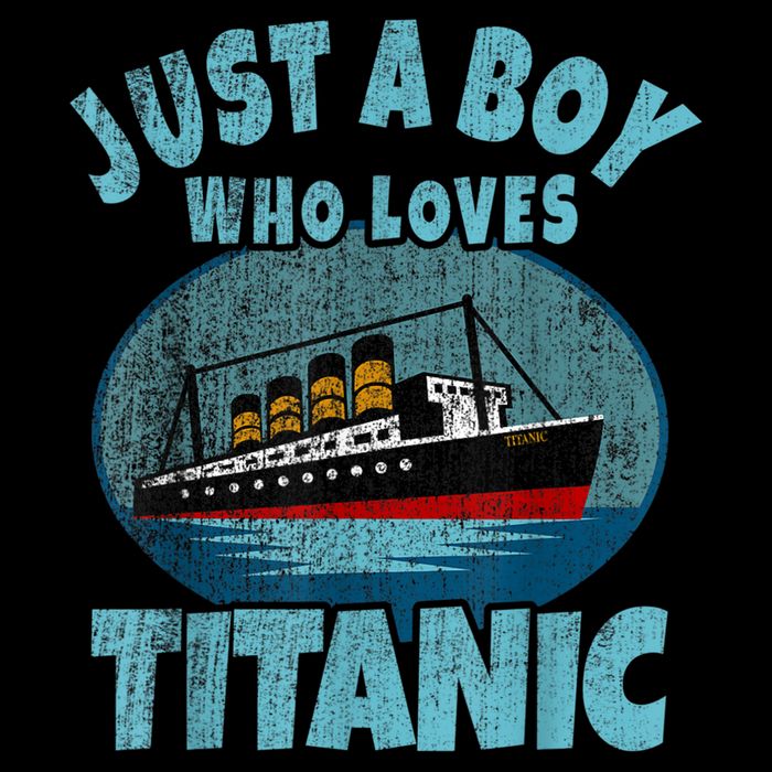 Ship Just A Boy Who Loves Titanic Boat Titanic Magnet