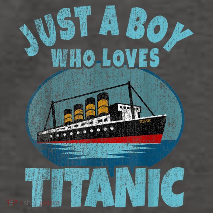 Ship Just A Boy Who Loves Titanic Boat Titanic Vector Backpack