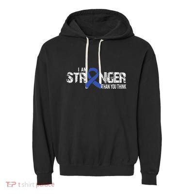 Stronger Juvenile Arthritis Awareness Supporter Ribbon Garment-Dyed Fleece Hoodie