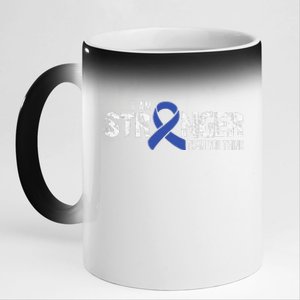 Stronger Juvenile Arthritis Awareness Supporter Ribbon 11oz Black Color Changing Mug