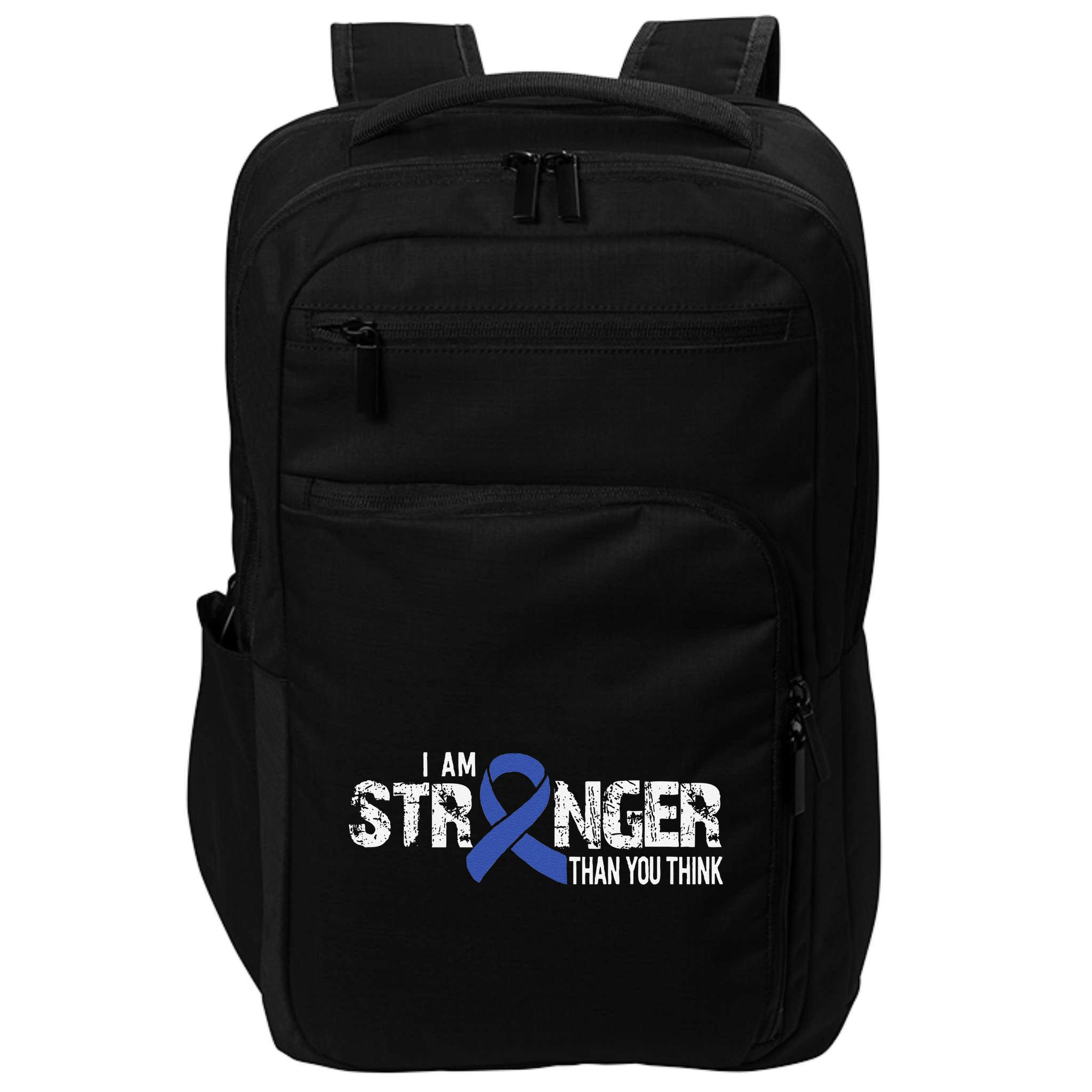 Stronger Juvenile Arthritis Awareness Supporter Ribbon Impact Tech Backpack