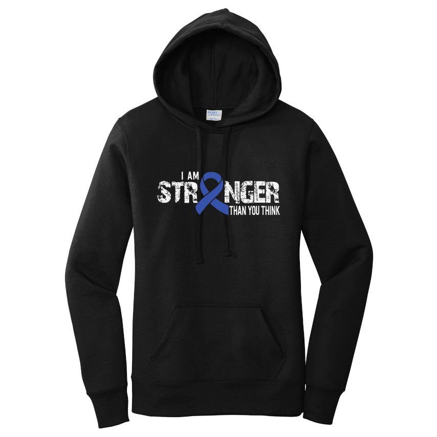 Stronger Juvenile Arthritis Awareness Supporter Ribbon Women's Pullover Hoodie