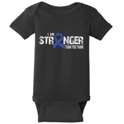Stronger Juvenile Arthritis Awareness Supporter Ribbon Baby Bodysuit