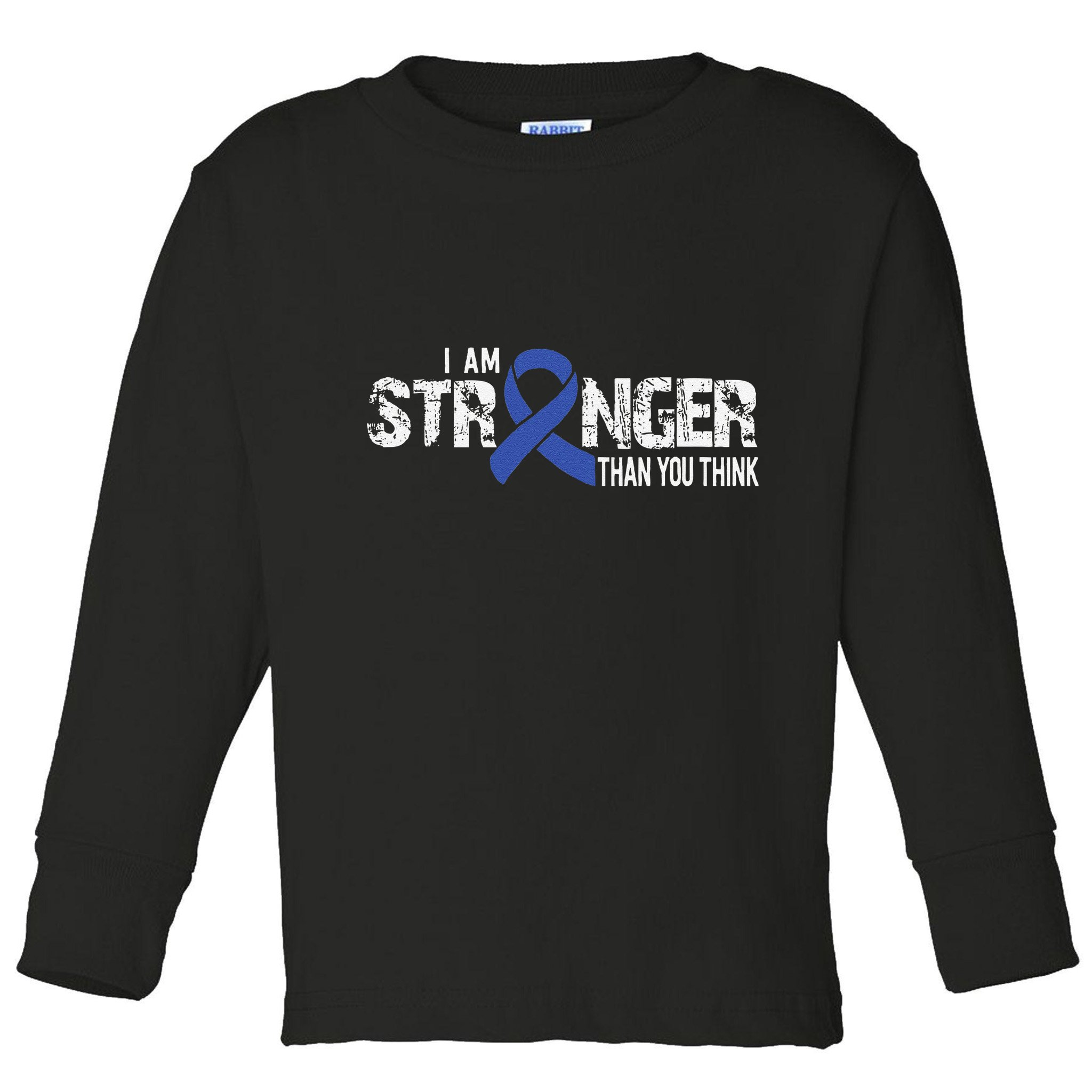 Stronger Juvenile Arthritis Awareness Supporter Ribbon Toddler Long Sleeve Shirt