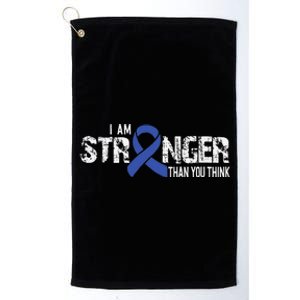 Stronger Juvenile Arthritis Awareness Supporter Ribbon Platinum Collection Golf Towel