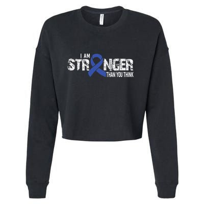 Stronger Juvenile Arthritis Awareness Supporter Ribbon Cropped Pullover Crew