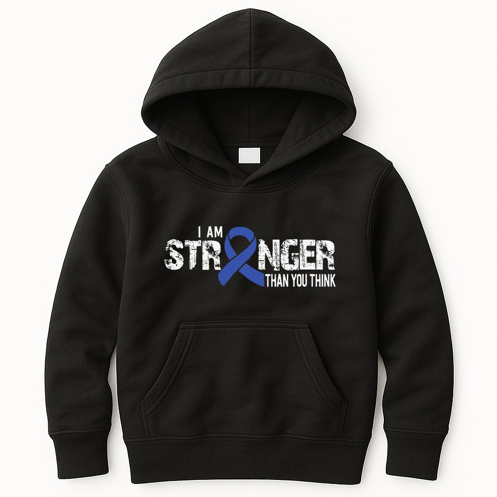 Stronger Juvenile Arthritis Awareness Supporter Ribbon Kids Hoodie