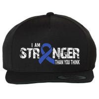 Stronger Juvenile Arthritis Awareness Supporter Ribbon Wool Snapback Cap