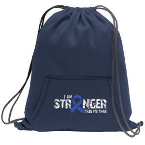 Stronger Juvenile Arthritis Awareness Supporter Ribbon Sweatshirt Cinch Pack Bag