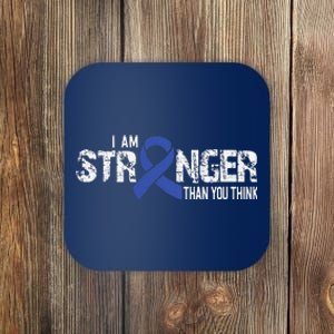 Stronger Juvenile Arthritis Awareness Supporter Ribbon Coaster