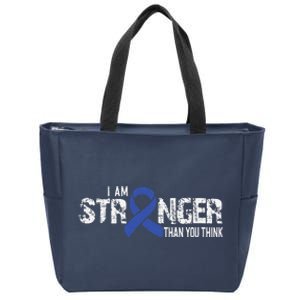 Stronger Juvenile Arthritis Awareness Supporter Ribbon Zip Tote Bag