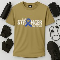 Stronger Juvenile Arthritis Awareness Supporter Ribbon Cooling Performance Crew T-Shirt