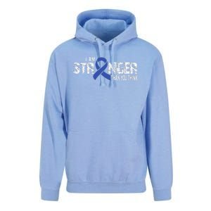 Stronger Juvenile Arthritis Awareness Supporter Ribbon Unisex Surf Hoodie