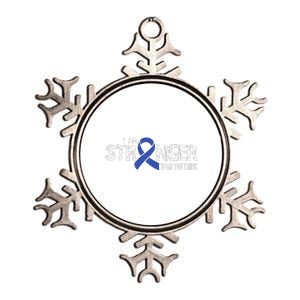 Stronger Juvenile Arthritis Awareness Supporter Ribbon Metallic Star Ornament