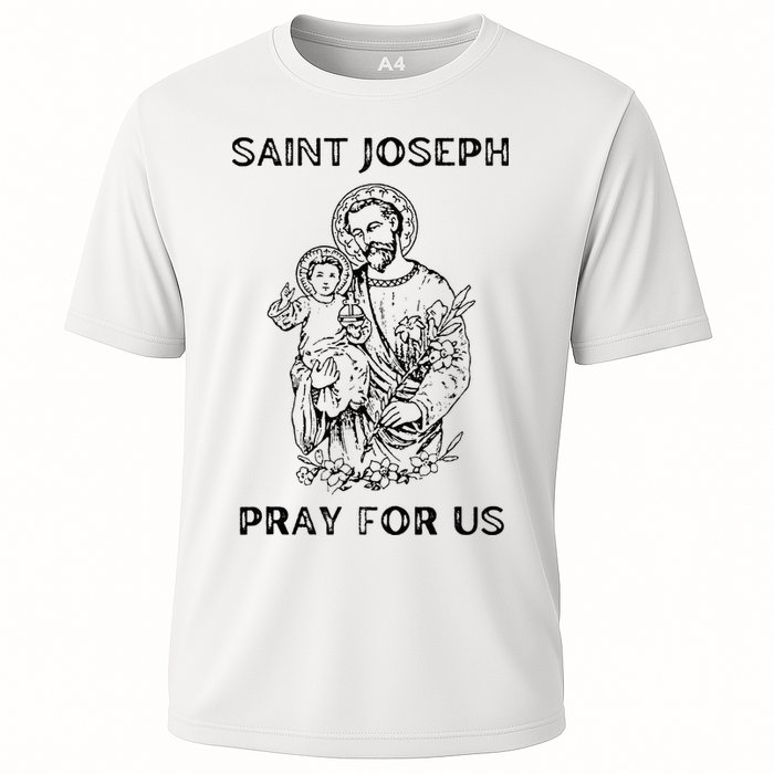 Saint Joseph  All Saints Day St Joseph Catholic Cooling Performance Crew T-Shirt