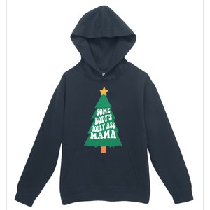 Somebodys Jolly Ass Mama Christmas Jolly Mom Print Gift Urban Pullover Hoodie