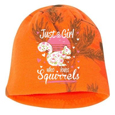 Squirrel Just A Who Loves Squirrels Kati - Camo Knit Beanie