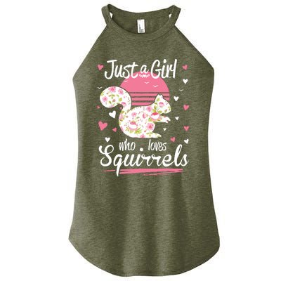 Squirrel Just A Who Loves Squirrels Women's Perfect Tri Rocker Tank