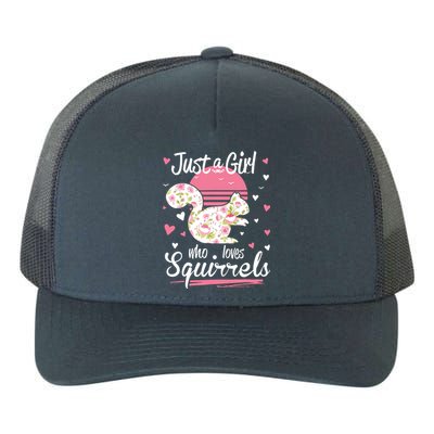 Squirrel Just A Who Loves Squirrels Yupoong Adult 5-Panel Trucker Hat