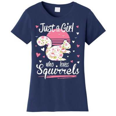 Squirrel Just A Who Loves Squirrels Women's T-Shirt