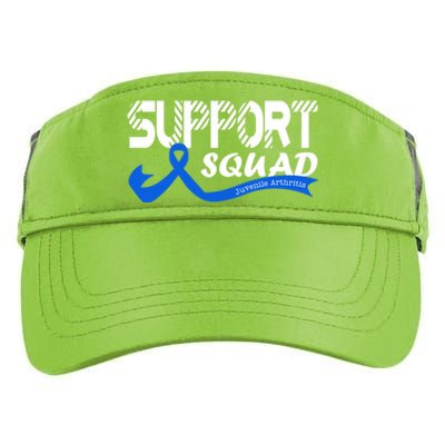 Support Juvenile Arthritis Awareness Squad Ribbon Blue Funny Gift Adult Drive Performance Visor