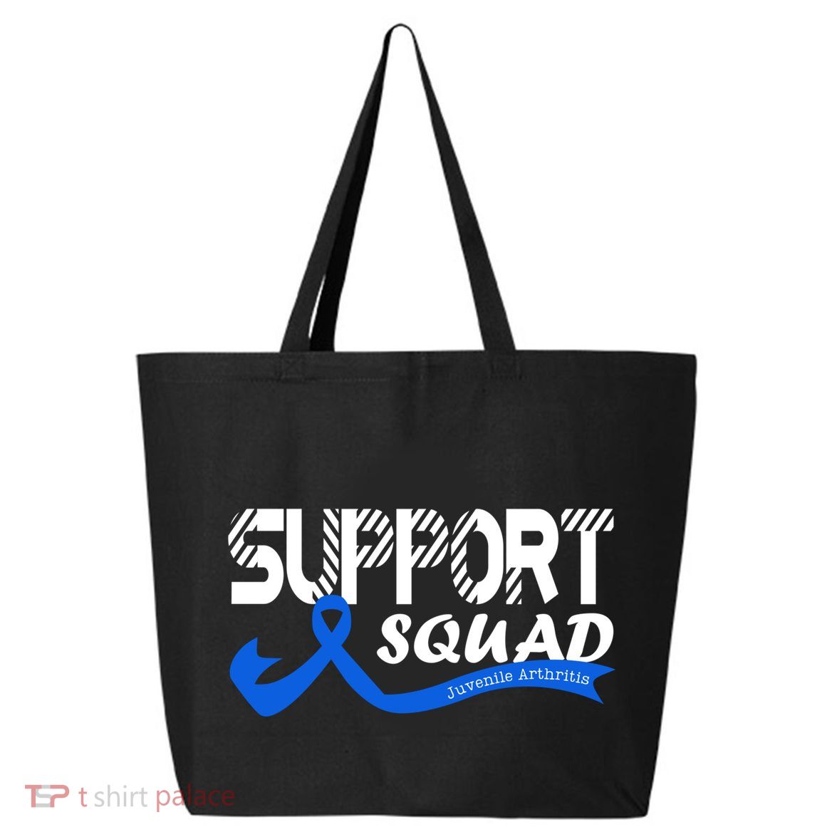 Support Juvenile Arthritis Awareness Squad Ribbon Blue Funny Gift 25L Jumbo Tote