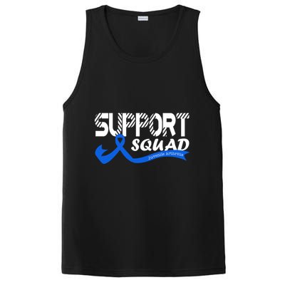 Support Juvenile Arthritis Awareness Squad Ribbon Blue Funny Gift PosiCharge Competitor Tank