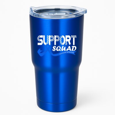 Support Juvenile Arthritis Awareness Squad Ribbon Blue Funny Gift Tumbler