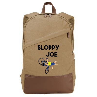 Sloppy Joe Bicycle Funny Sarcastic Cotton Canvas Backpack