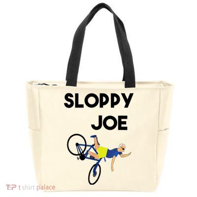 Sloppy Joe Bicycle Funny Sarcastic Zip Tote Bag