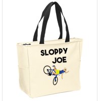 Sloppy Joe Bicycle Funny Sarcastic Zip Tote Bag
