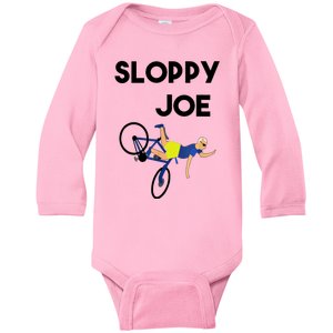 Sloppy Joe Bicycle Funny Sarcastic Baby Long Sleeve Bodysuit