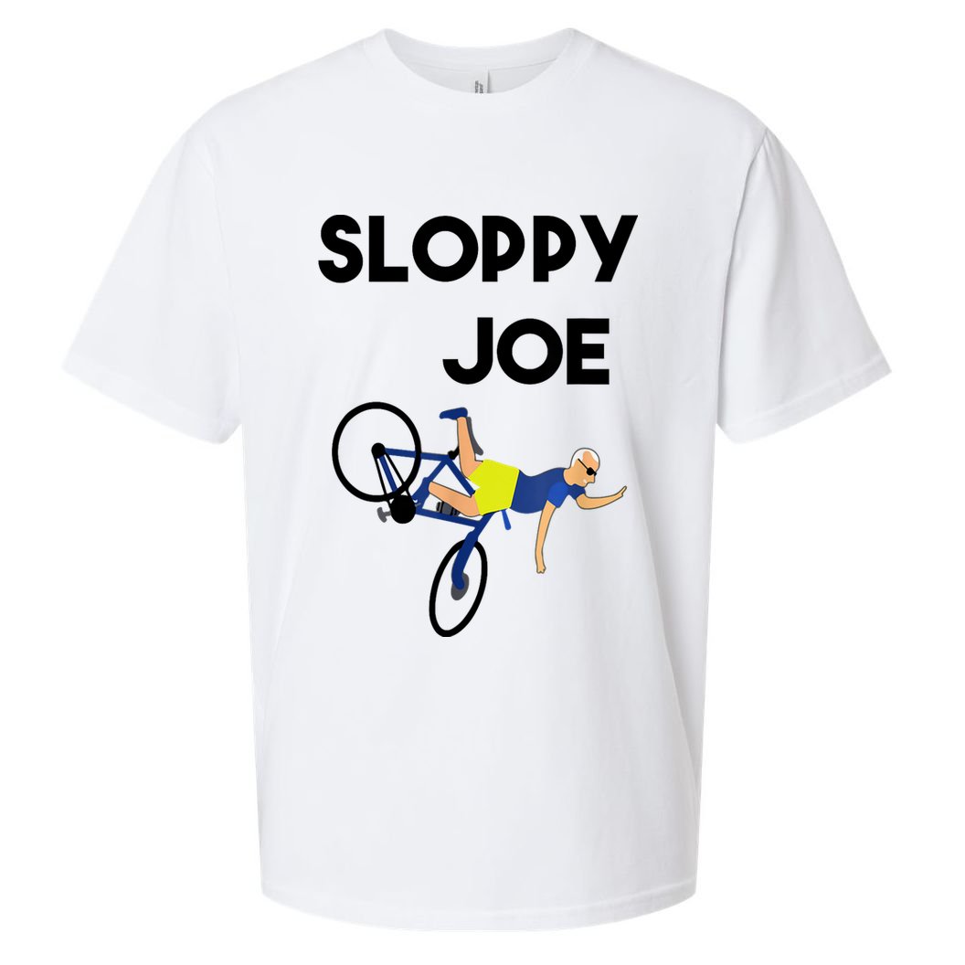 Sloppy Joe Bicycle Funny Sarcastic Sueded Cloud Jersey T-Shirt
