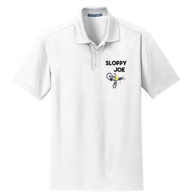 Sloppy Joe Bicycle Funny Sarcastic Dry Zone Grid Polo
