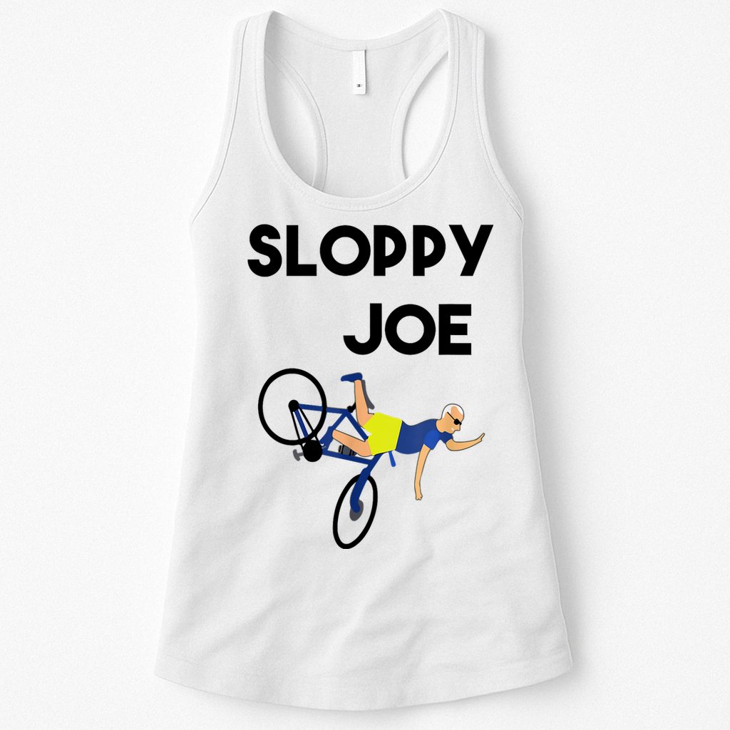 Sloppy Joe Bicycle Funny Sarcastic Womens Tank Top