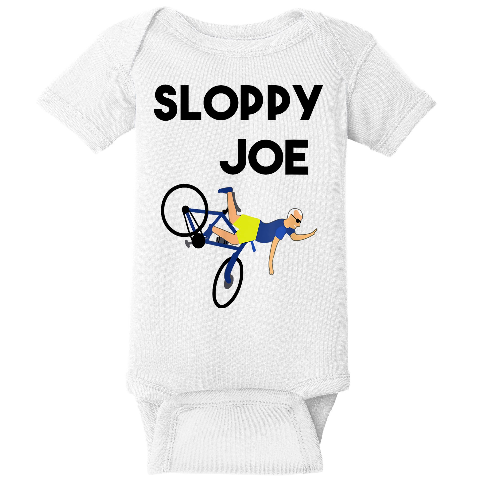 Sloppy Joe Bicycle Funny Sarcastic Baby Bodysuit