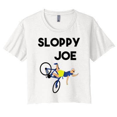 Sloppy Joe Bicycle Funny Sarcastic Crop Top
