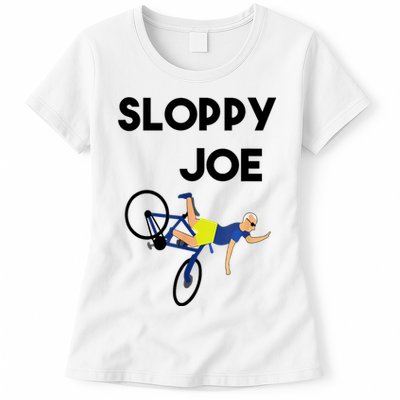 Sloppy Joe Bicycle Funny Sarcastic Womens T-Shirt