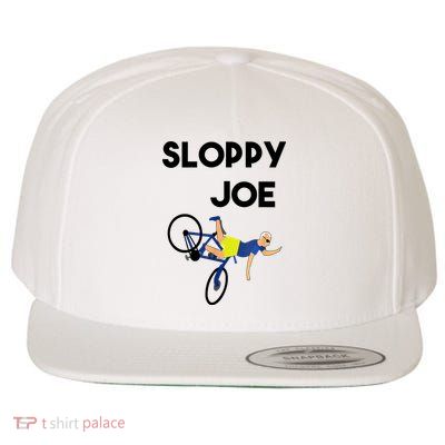 Sloppy Joe Bicycle Funny Sarcastic Wool Snapback Cap