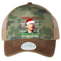 Santa Joe Biden Merry Uh Uh Christmas Ugly Sweater  Legacy Tie Dye Trucker Hat