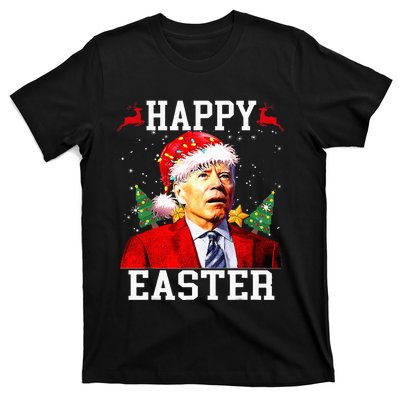 Santa Joe Biden Happy Easter Ugly Christmas T-Shirt