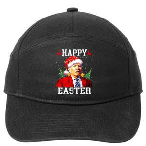 Santa Joe Biden Happy Easter Ugly Christmas 7-Panel Snapback Hat