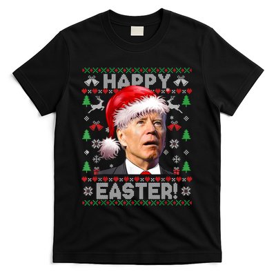 Santa Joe Biden Happy Easter Ugly Christmas Sweater Sweatshirt T-Shirt