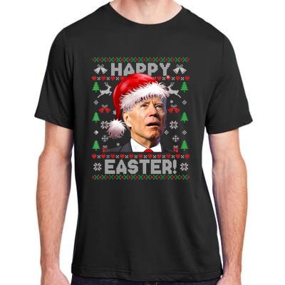 Santa Joe Biden Happy Easter Ugly Christmas Sweater Sweatshirt Adult ChromaSoft Performance T-Shirt