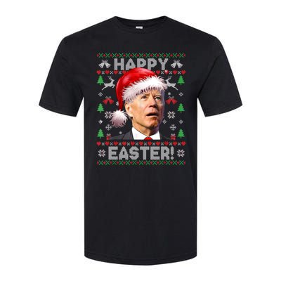 Santa Joe Biden Happy Easter Ugly Christmas Sweater Sweatshirt Softstyle CVC T-Shirt