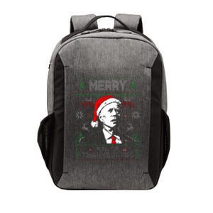 Santa Joe Biden Merry Thanksgiving Ugly Christmas Sweater  Vector Backpack