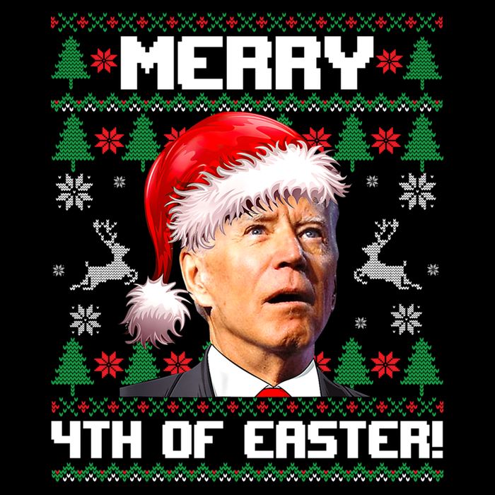 Santa Joe Biden Merry 4th Of Easter Ugly Sweater Christmas Sweatshirt Mesh Reversible Basketball Jersey Tank