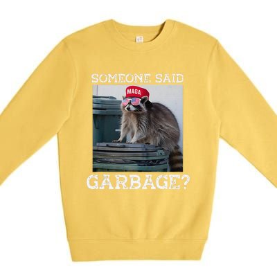 Sarcastic Joe Biden Funny Trump’S Supporters Are Garbage Premium Crewneck Sweatshirt