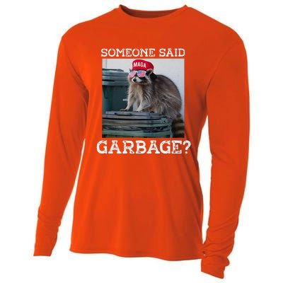 Sarcastic Joe Biden Funny Trump’S Supporters Are Garbage Cooling Performance Long Sleeve Crew